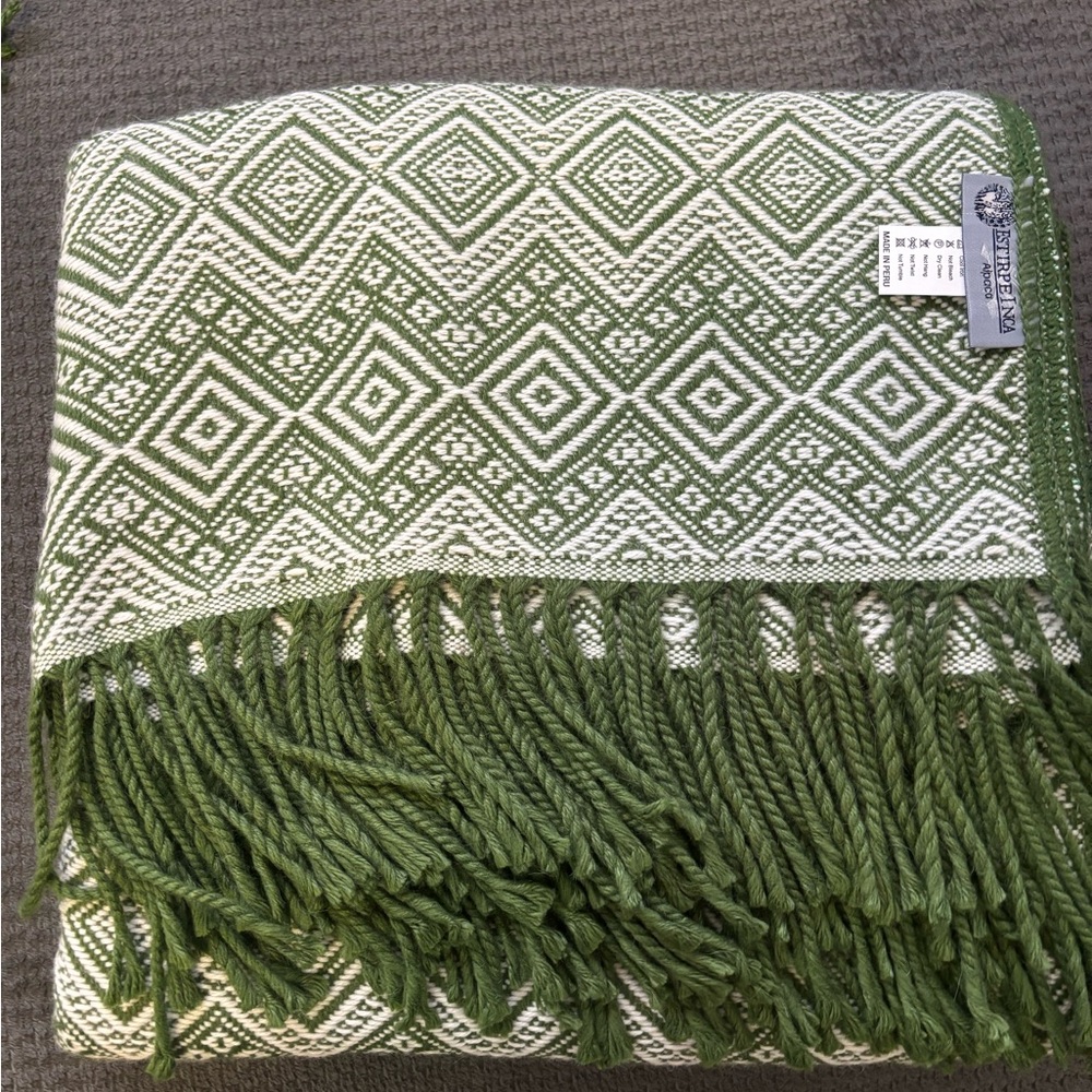 Authentic Alpaca Blanket – Made in Peru 🇵🇪